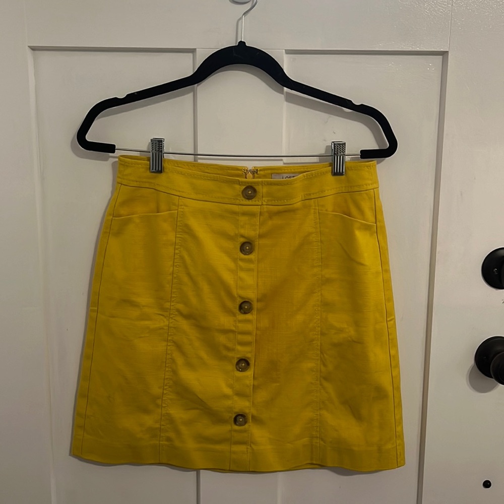 Yellow Loft skirt - Size 4